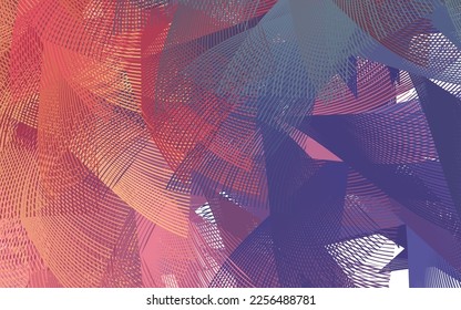 Light Pink, Yellow vector texture with abstract forms. Colorful chaotic forms with gradient in modern style. Simple design for your web site.
