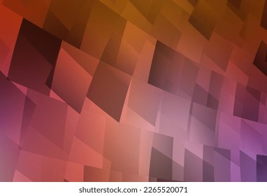Light Pink, Yellow vector texture in rectangular style. Decorative design in abstract style with rectangles. Best design for your ad, poster, banner.