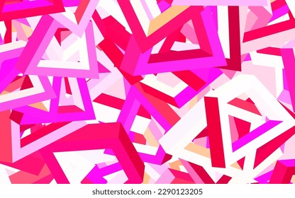 Light Pink, Yellow vector texture with abstract forms. Simple colorful illustration with abstract gradient shapes. Simple design for your web site.