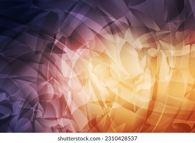 Light Pink, Yellow vector texture with abstract forms. Simple colorful illustration with abstract gradient shapes. Background for a cell phone.