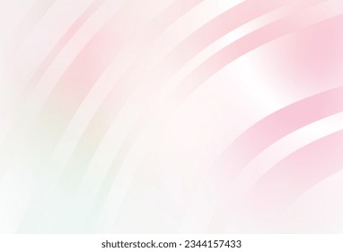 Light Pink, Yellow vector texture with curved lines. Shining colorful illustration in simple curve style. A sample for your ideas.