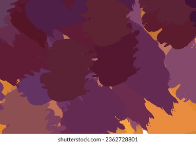 Light Pink, Yellow vector texture with abstract forms. Colorful chaotic forms with gradient in modern style. Background for a cell phone.