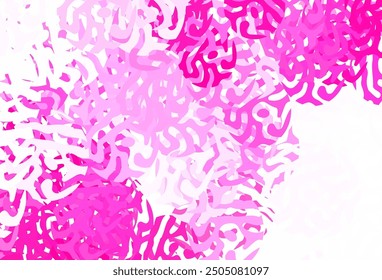 Light Pink, Yellow vector texture with abstract forms. Modern abstract illustration with colorful random forms. Best smart design for your business.