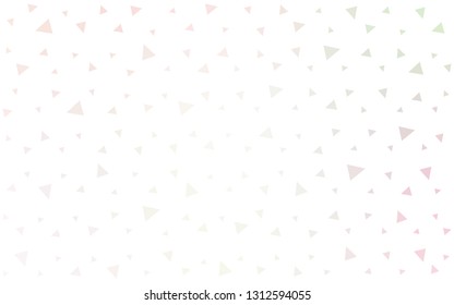 Light Pink, Yellow vector  triangle mosaic template. Colorful abstract illustration with triangles. New template for your brand book.