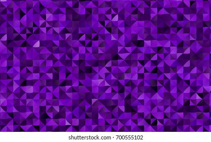 Light Pink, Yellow vector triangle mosaic template. Brand-new colored illustration in blurry style with gradient. The polygonal design can be used for your web site.