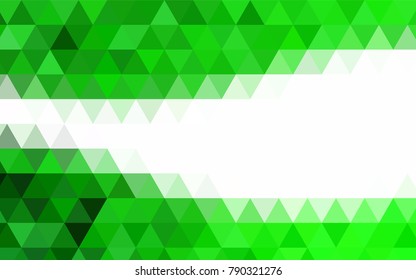 Light Pink, Yellow vector triangle mosaic template. Colorful illustration in abstract style with gradient. The elegant pattern can be used as part of a brand book.