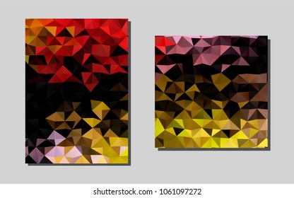 Light Pink, Yellowvector banner for websites. Booklet with textbox on colorful abstract background. Beautiful design for cover of notepads.