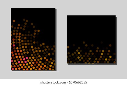 Light Pink, Yellowvector cover for Envelopes. Web interface on abstract background with colorful gradient. The pattern can be used for any ad, booklets.