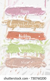 Light pink,brown,orange,green love pastel background in vintage summer