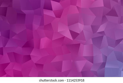 Light pink-purple abstract mosaic pattern. Vector illustration. A sample with polygonal gradient shapes. Modern minimalistic style for your business design, covers, banners, web backgrounds, posters.