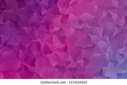Light pink-purple abstract mosaic pattern. Vector illustration. A sample with polygonal gradient shapes. Modern minimalistic style for your business design, covers, banners, web backgrounds, posters.