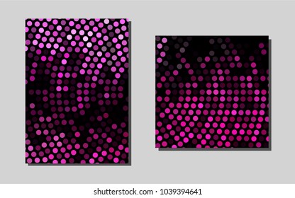 Light Pinkvector background for presentations. Beautiful colored sample in A4 size. New design for a poster, banner of your website.