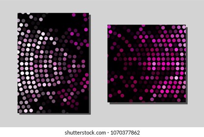 Light Pinkvector layout for Leaflets. Web interface on abstract background with colorful gradient. Pattern can be used as a template for calendars.