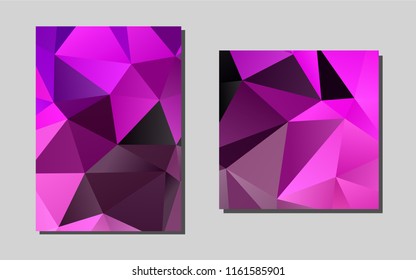 Light Pinkvector layout for Leaflets. Web interface on abstract background with colorful gradient. Completely new template for your brand book.