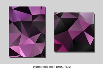 Light Pinkvector pattern for posters. Glitter abstract design concept with text box. Completely new template for your brand book.