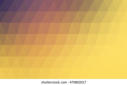 Light pink-yellow abstract mosaic background. Geometric illustration in Origami style with gradient.  Triangular pattern for your business design.