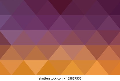 Light pink-yellow polygon abstract background. Triangular geometric sample with gradient.  The polygonal design can be used for your web site.