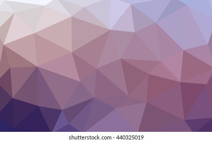 Light pink-yellow polygonal illustration, which consist of triangles. Triangular design for your business. Geometric background in Origami style with gradient.