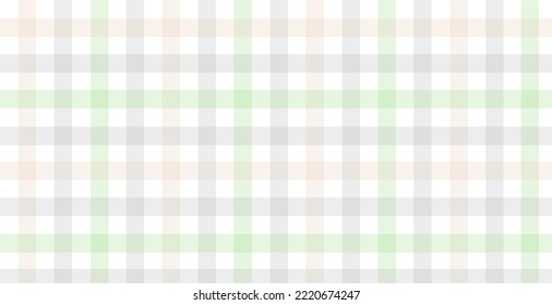 Light plaid texture  pastel colors flannel background vector illustration.