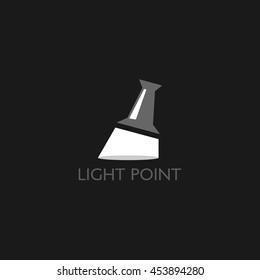 Light Point Design Logo template. Vector Illustration.