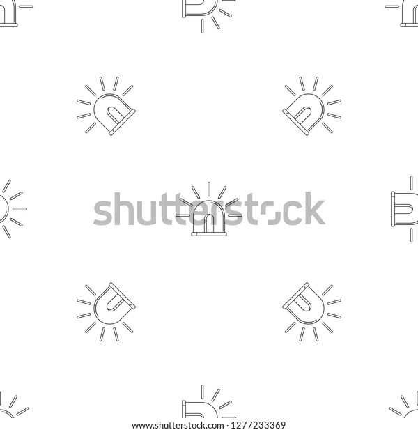 Light police\
icon. Outline illustration of light police vector icon for web\
design isolated on white\
background