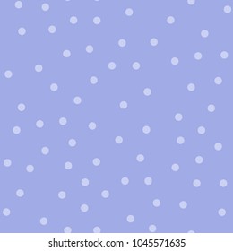 Light polka dots seamless pattern on purple background.
