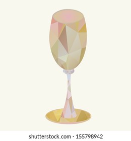 light polygonal glass