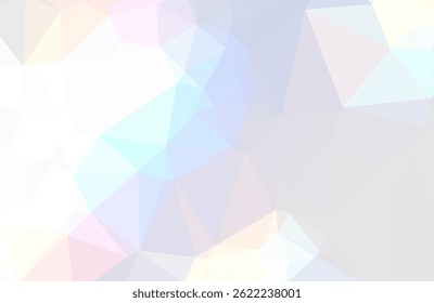 Helle polygonale Darstellung, die aus Dreiecken besteht. Geometrischer Hintergrund im Origami-Stil mit Farbverlauf. Dreieckiges Design für Ihr Unternehmen	