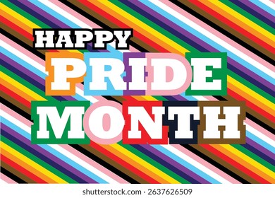 light pride month banner background design for multipurpose use