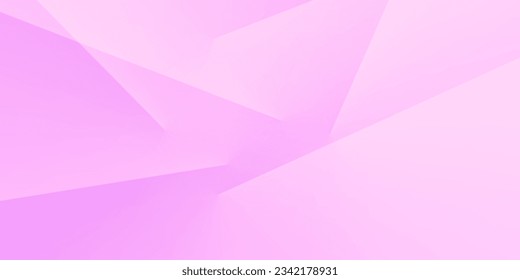 Light Purple Abstract Background Design - 3D Geometric Shapes: Stripes and Lines - Color Gradients - Multi Purpose Colorful Bright Modern Style Minimalist Futuristic Web or Banner Template
