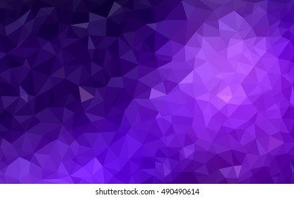 Light purple abstract mosaic background. An elegant bright illustration with gradient. A new texture for your design.