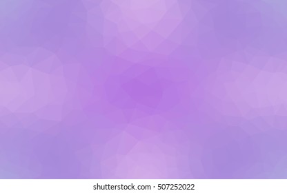 Light purple abstract mosaic template. Geometric illustration in Origami style with gradient.  The template can be used as a background for cell phones.