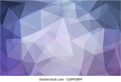Light purple abstract mosaic template. Triangular geometric sample with gradient.  The polygonal design can be used for your web site.