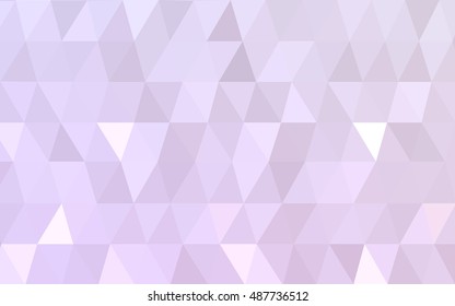 Light purple abstract polygonal background. Glitter abstract illustration with an elegant design. A completely new template for your business design.