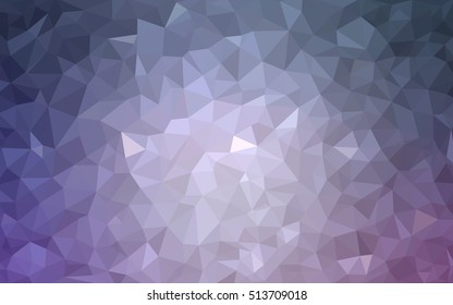 Light purple abstract polygonal background. Creative illustration in halftone style with gradient. The polygonal design can be used for your web site.