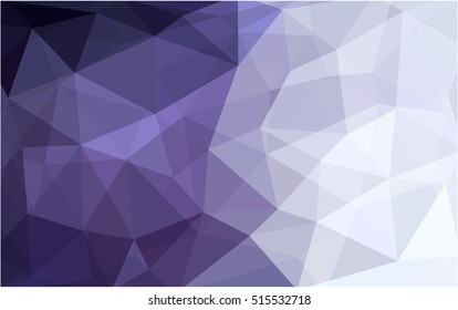 Light purple abstract polygonal background. Modern geometrical abstract illustration with gradient. The textured pattern can be used for background.