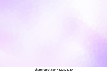 Light purple abstract polygonal background. Geometric illustration in Origami style with gradient.  The elegant pattern can be used as part of a brand book.