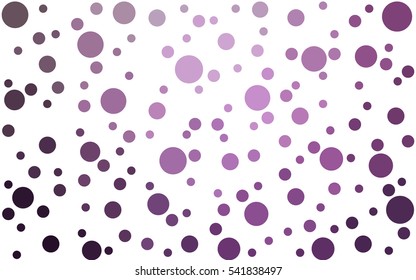 Light Purple abstract seamless pattern with circles. Geometry pattern for fabric. Textile background. Stock vector.