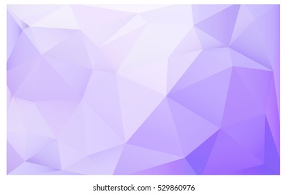Light Purple abstract textured polygonal background. Vector blurry triangle design. Pattern can be used for background.