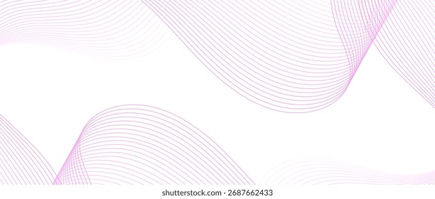 Light purple abstract wave background with smooth gradient flow