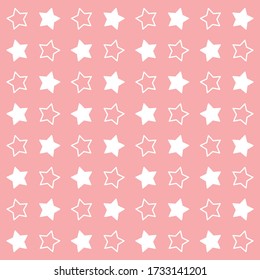 Light Purple Baby Pattern With White Stars