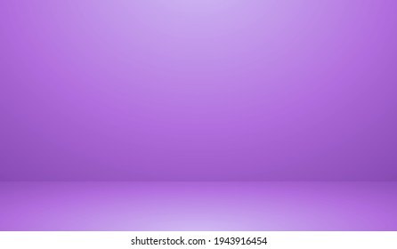 Light Purple Background - Blank Pastel Purple Color Gradient Background Room, Studio, Interior, Illustration Editable Scalable Vector