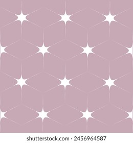 Light purple background illustration with a seamless white star pattern.