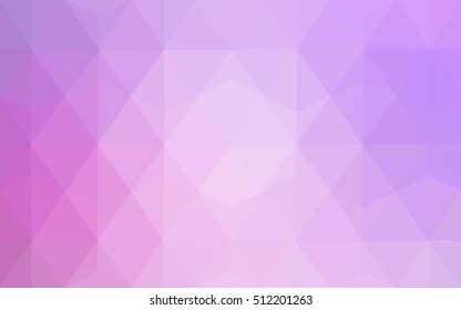 Light purple blurry triangle background. Colorful abstract illustration with gradient. A completely new design for your business.