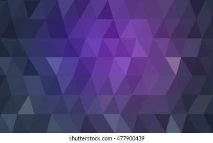 Light purple blurry triangle template. A sample with polygonal shapes. A completely new template for your business design.