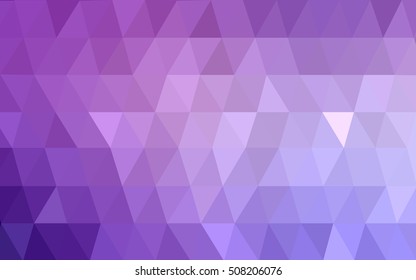 Light purple blurry triangle template. Shining colored illustration in a brand-new style. Brand-new design for your business.