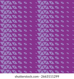 light purple colour with purple halftone triangle pattern, abstract vector background for backdrop.
