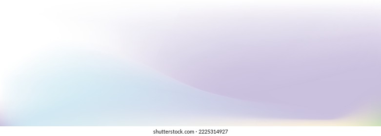 Light Purple Curve Blurry Smooth Gradient Background. Cloudy Mint Weather Wavy Lavender Fluid Background. Water Violet Green Pastel Liquid Sky Blurry Texture. Flow Grey Blue White Gray Gradient Mesh.