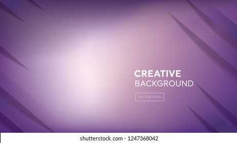 Light purple gradient abstract background with oblique stripes at borders and space for text, 16:9 proportion