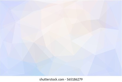 Light Purple Low poly crystal background. Polygon design pattern. Low poly vector illustration, low polygon background.